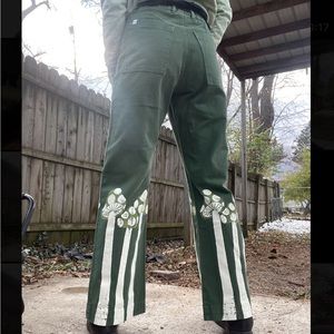 Big Bud Press Western Pants Painted Mushrooms